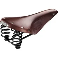 Brooks England Flyer Saddle with Steel Rails