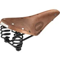 Brooks England Flyer Softened Saddle with Steel Rails