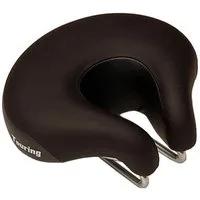 ISM Touring Saddle with Satin Steel Rails - Black