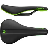 SDG Bel Air 3.0 Saddle with Alloy Rails - Black/Green