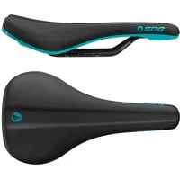SDG Bel Air 3.0 Saddle with Alloy Rails - Black/Turquoise