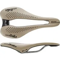 Selle Italia SLR Boost Superflow Racing Saddle with TI 316 Rails - Brown