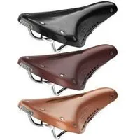 Brooks B17 Carved Short Saddle For Women And Smaller Riders Brown