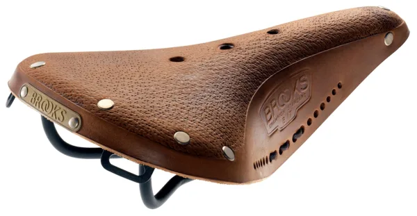 Brooks B17 Saddle W/Laces Dark Tan (W)