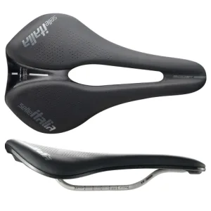 Selle Italia Max Novus Evo Boost TI316 Superflow Road Saddle - Black / L3