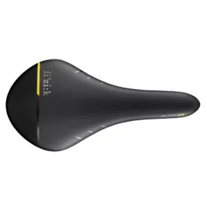 Fizik Aliante 00 Carbon Braided Road Saddle - Black / Yellow / Regular / 140mm