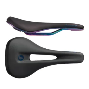 SDG Bel Air V3 Overland Lux-Alloy Oil Slick Saddle - Black / Oil Slick