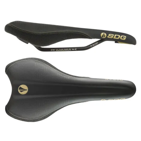 SDG Radar MTN Cro-Mo Rail Saddle - Black / Tan